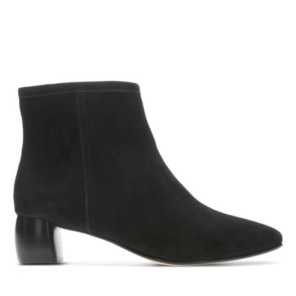 Clarks Womens Grace Bella Ankle Boots Black | UK-7651423